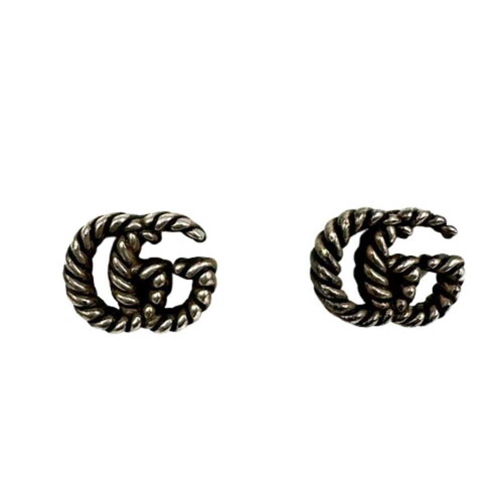GUCCI Silver GG Marmont Earrings